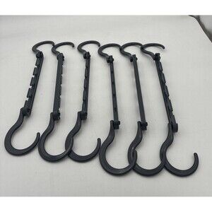 Space Savers for Hangers (6 Pcs) Closet Organizers